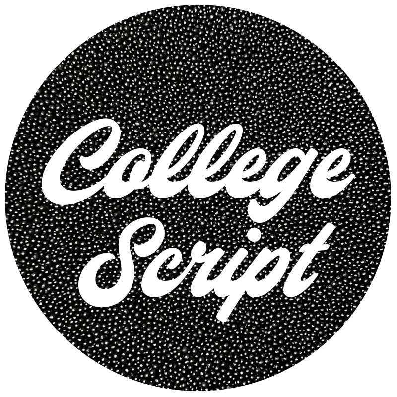 Collegiate Script Text College Script Dotcake – The Dot Cakes
